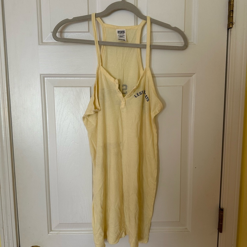 PINK Victoria's Secret Yellow Sleep Dress